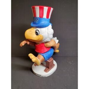 Olympics - Sam the Eagle Track and Field Ceramic Figurine - 5"